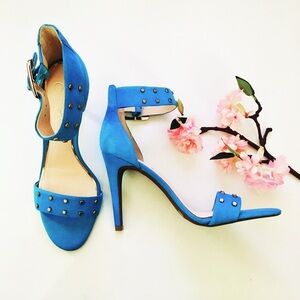 🆕 Jessica Simpson Blue Sandals NWOB